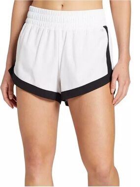 DSG Women's Size M White and Black Mesh Stride High Rise Shorts